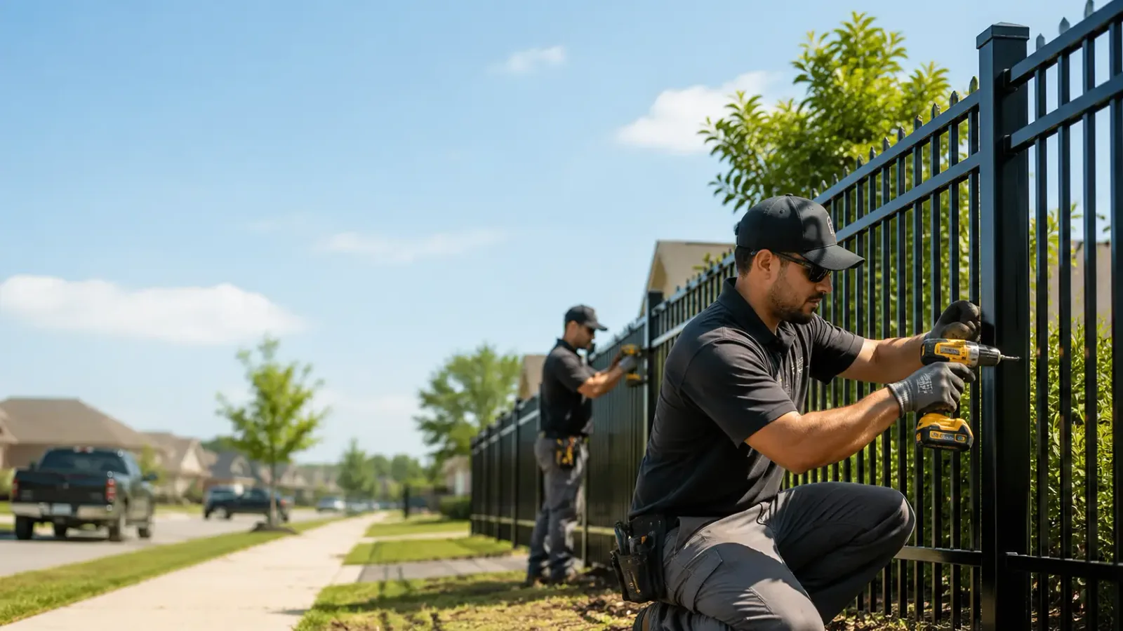 Metal Fence Installation in Naples, ME